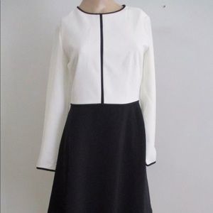 Ted Baker London white navy dress
